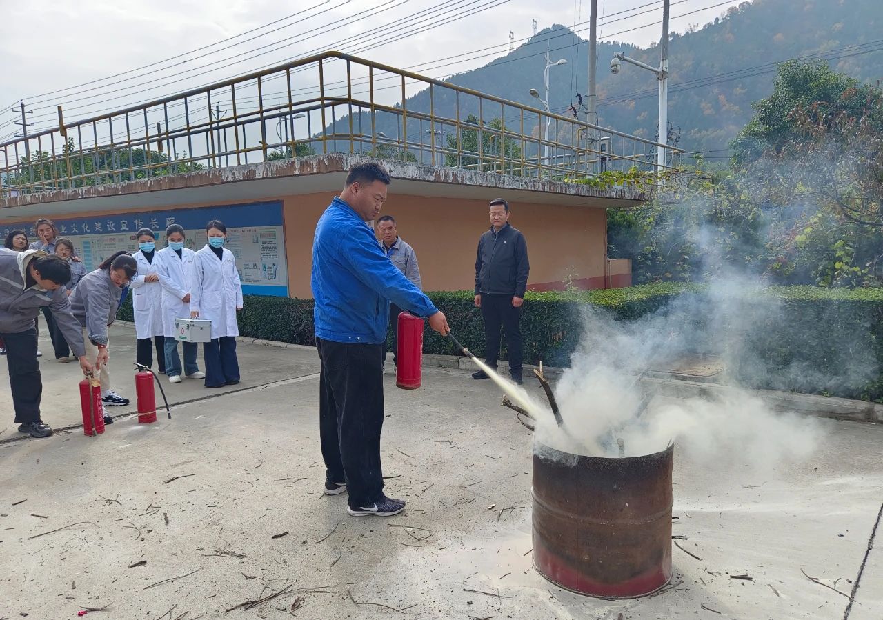 水環(huán)境丹鳳公司開展消防安全應(yīng)急演練活動